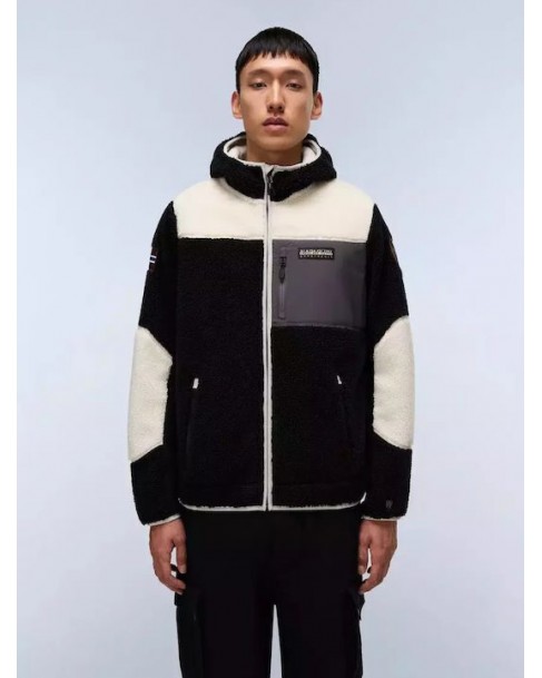 Fleece Napapijri Μαύρο YUPIKFZ3 NP0A4GNT-MCB