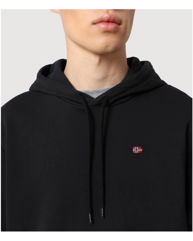 Φούτερ Napapijri Μαύρο BALIS HOOD NP0A4FQV 041-BLACK 