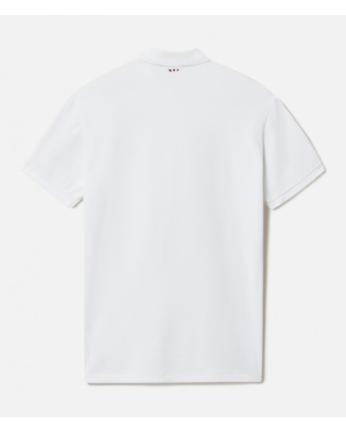 Polo t-shirt Napapijri Λευκό  ELBAS SS 4 NP0A4GDL 002-BRIGHTWHITE