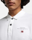 Polo t-shirt Napapijri Λευκό  ELBAS SS 4 NP0A4GDL 002-BRIGHTWHITE