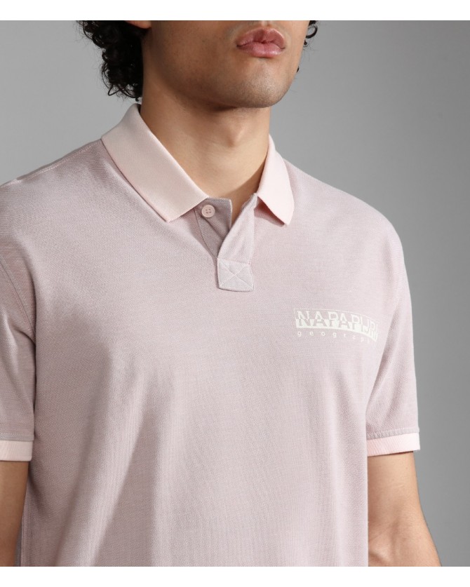 Polo t-shirt Napapijri Ροζ E-MERIBE SS NP0A4H12 LILAC LIGHT-P85