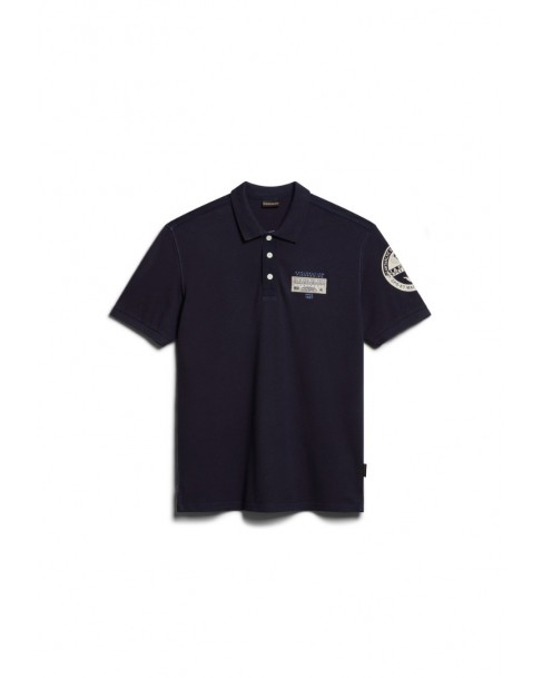 Polo t-shirt Napapijri Σκούρο μπλε E-AMUNDSEN NP0A4H6A 176-BLU MARINE