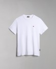 T-shirt Napapijri Λευκό SALIS SS SUM NP0A4H8D 002-BRIGHTWHITE