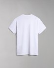 T-shirt Napapijri Λευκό SALIS SS SUM NP0A4H8D 002-BRIGHTWHITE