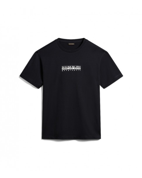 T-shirt Napapijri Μαύρο S-BOX SS NP0A4H8S BLACK-041