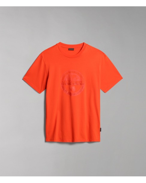 T-shirt Napapijri Πορτοκαλί S-BOLLO SS 1 NP0A4H9K R05-RED CHERRY 