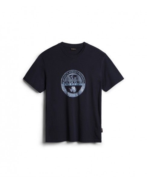 T-shirt Napapaijri Σκούρο μπλε S-BOLLO SS 1 NP0A4H9K 176-blue marine
