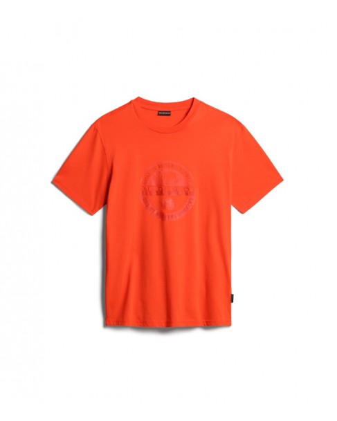 T-shirt Napapijri Πορτοκαλί S-BOLLO SS 1 NP0A4H9K R05-RED CHERRY 