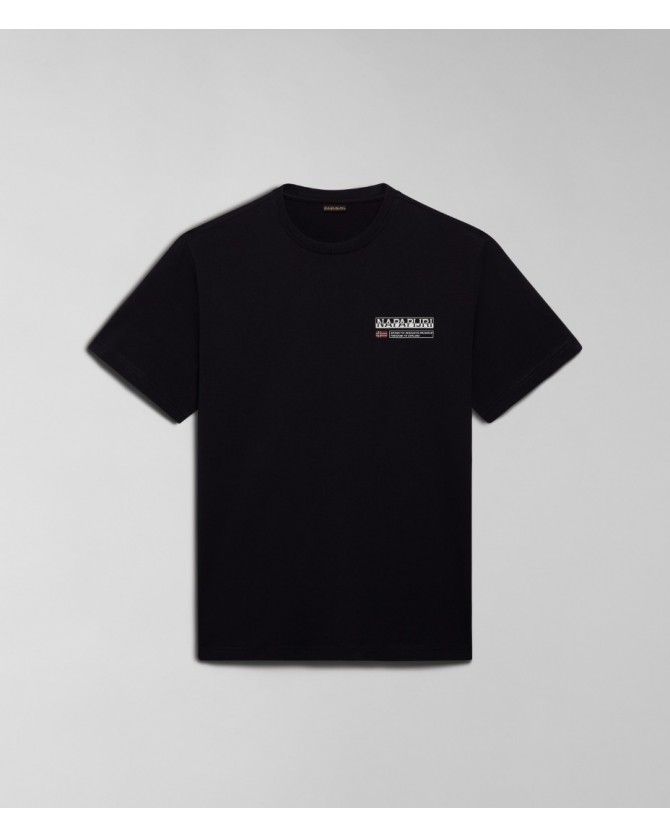 T-shirt Napapijri Μαύρο S-KASBA NP0A4HQQ-041