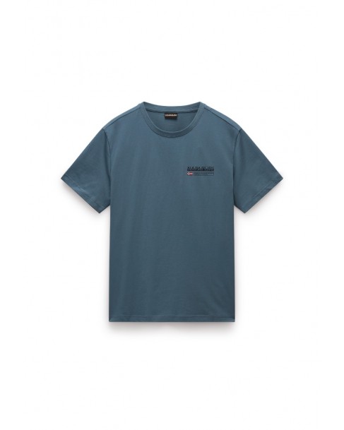 T-shirt Napapijri Μπλε S-KASBA NP0A4HQQ-G1Y
