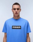 T-shirt Napapijri Σιέλ BOX LOGO SS NP0A4I3L-B2V