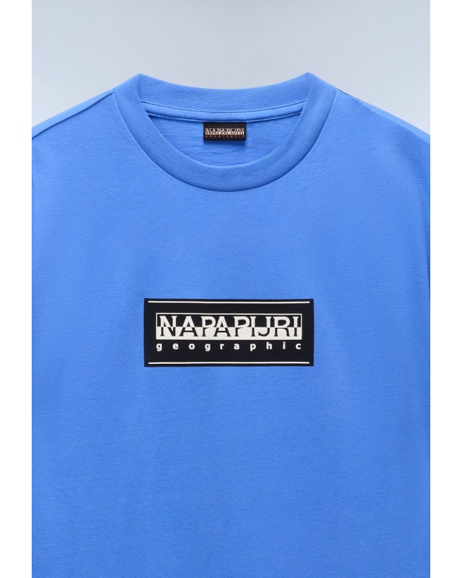 T-shirt Napapijri Σιέλ BOX LOGO SS NP0A4I3L-B2V
