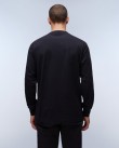 Μπλούζα Napapijri Μαύρη S-BOX LOGO LS NP0A4I3M 041-black