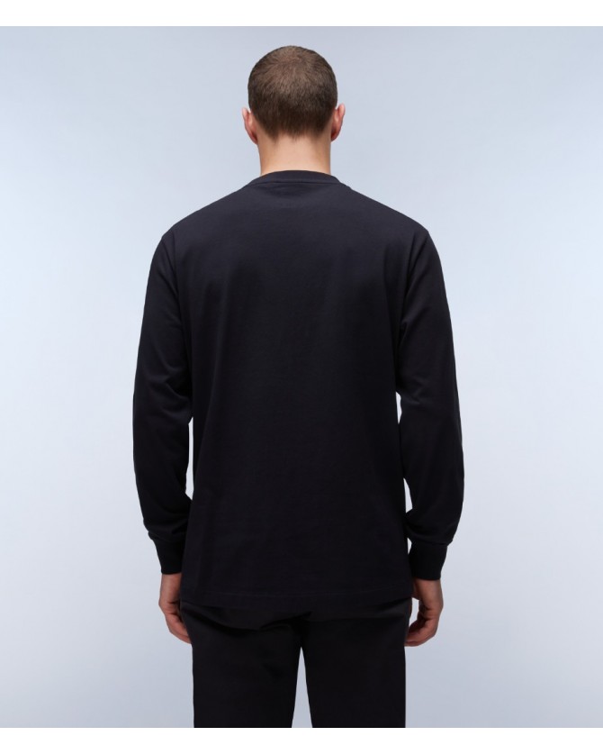Μπλούζα Napapijri Μαύρη S-BOX LOGO LS NP0A4I3M 041-black