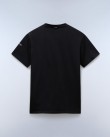 T-shirt Napapijri Μαύρο S-BADGESS  NP0A4I3N-041