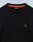 T-shirt Napapijri Μαύρο S-BADGESS  NP0A4I3N-041
