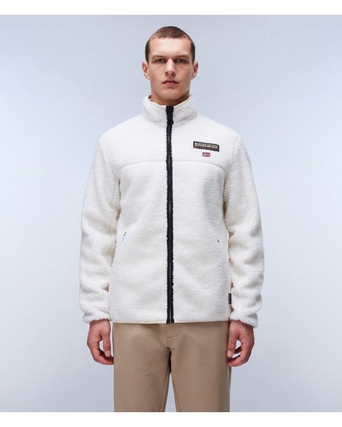 Ζακέτα fleece Napapijri Εκρού  T-TYNIK FZ NP0A4IA9-N1J