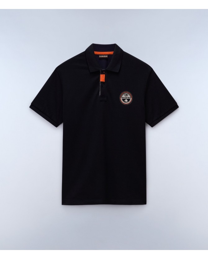Polo t-shirt Napapijri Μαύρο  E-CLANIS SS NP0A4ID3-941