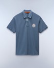Polo t-shirt Napapijri Γκρι E-CLANIS SS NP0A4ID3-G1Y