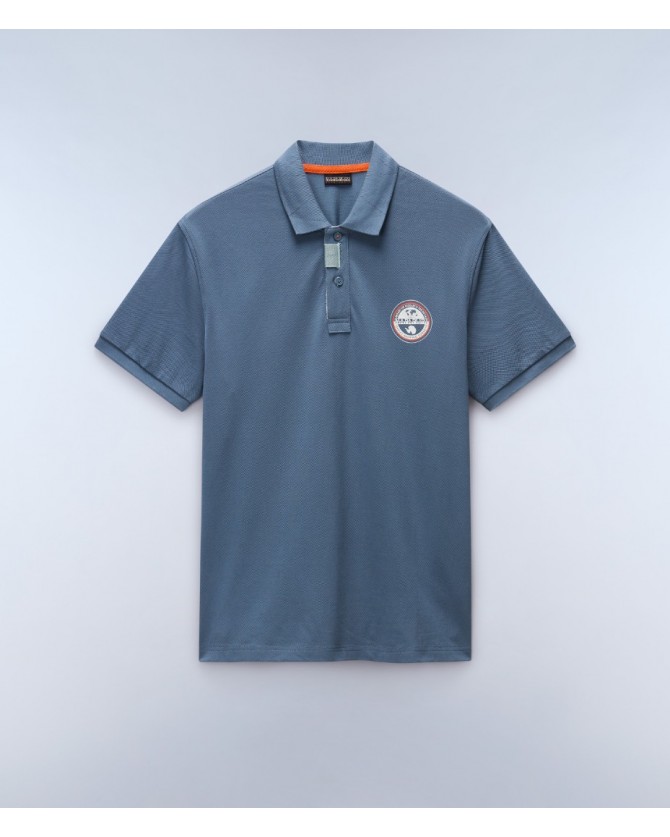 Polo t-shirt Napapijri Γκρι E-CLANIS SS NP0A4ID3-G1Y