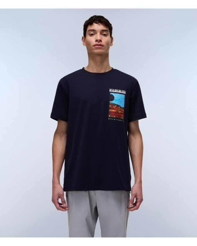T-shirt Napapijri Σκούρο μπλε VALDOR SS NP0A4IE6-176