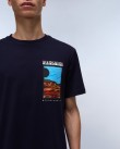 T-shirt Napapijri Σκούρο μπλε VALDOR SS NP0A4IE6-176