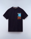 T-shirt Napapijri Σκούρο μπλε VALDOR SS NP0A4IE6-176