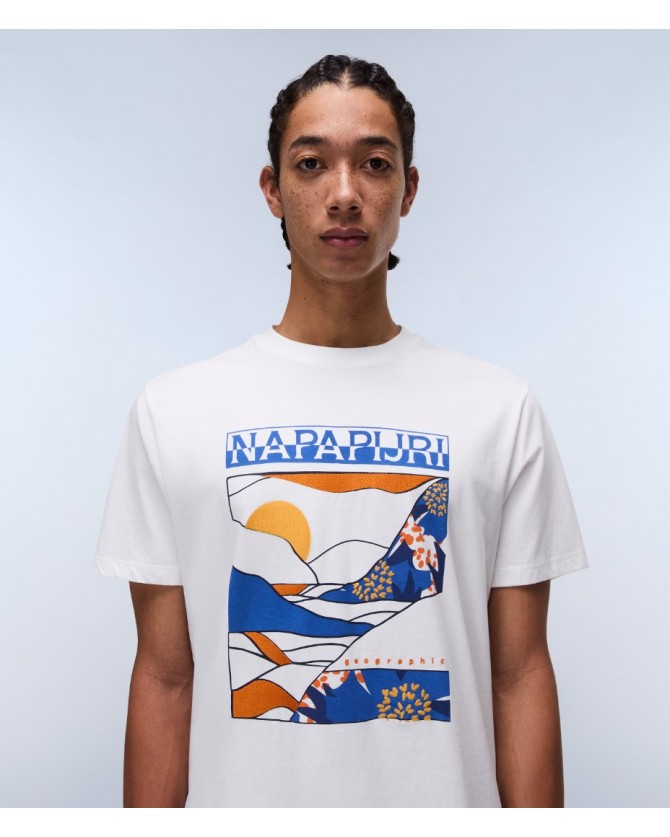 T-shirt Napapijri Λευκό VALDOR SS NP0A4IE6-206