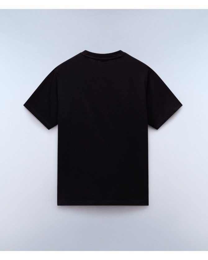 T-shirt Napapijri Μαύρο VALDOR SS NP0A4IE6-941