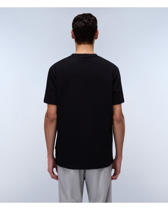 T-shirt Napapijri Μαύρο VALDOR SS NP0A4IE6-941