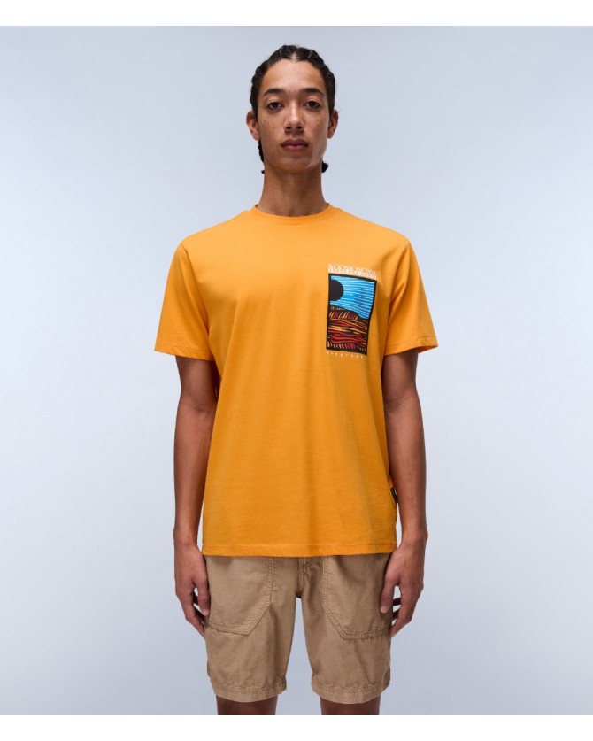 T-shirt Napapijri Κίτρινο VALDOR SS NP0A4IE6-A70