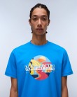 T-shirt Napapijri Σιέλ VALDOR SS NP0A4IE6-B2W