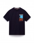 T-shirt Napapijri Σκούρο μπλε VALDOR SS NP0A4IE6-176