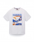 T-shirt Napapijri Λευκό VALDOR SS NP0A4IE6-206