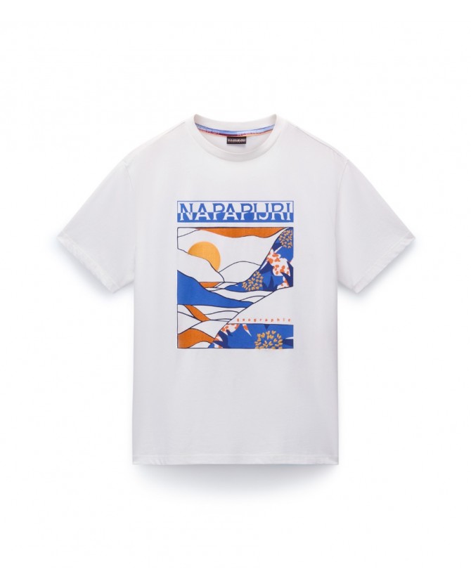 T-shirt Napapijri Λευκό VALDOR SS NP0A4IE6-206