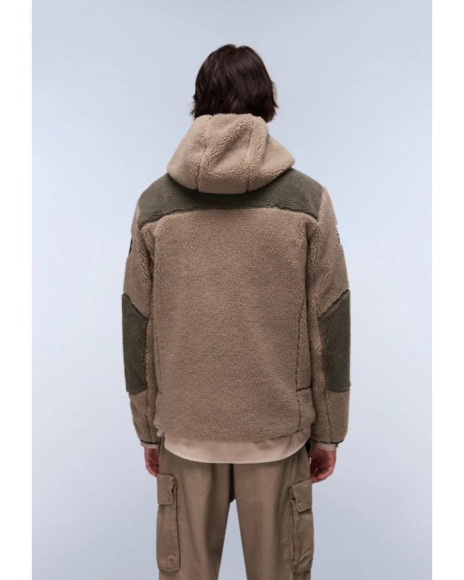Ζακέτα Fleece Napapijri Καφέ YUPIK FZH 3 NP0A4GNS-MCD