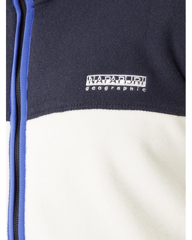 Ζακέτα Fleece Napapijri Εκρού  T-DERGANA FZ NP0A88V1-N1J