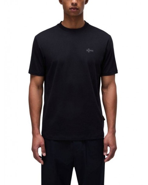 T-shirt Napapijri Μαύρο SORANO SS NP0A4IEH-941