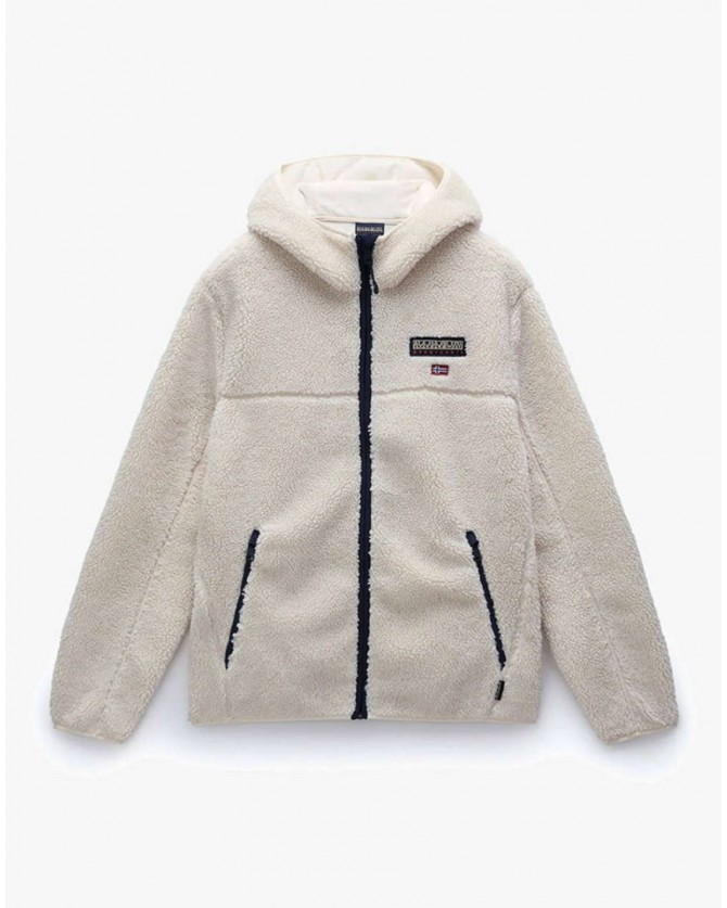 Ζακέτα Napapijri Εκρού T-TYNIK FZH NP0A4IA8-N1J