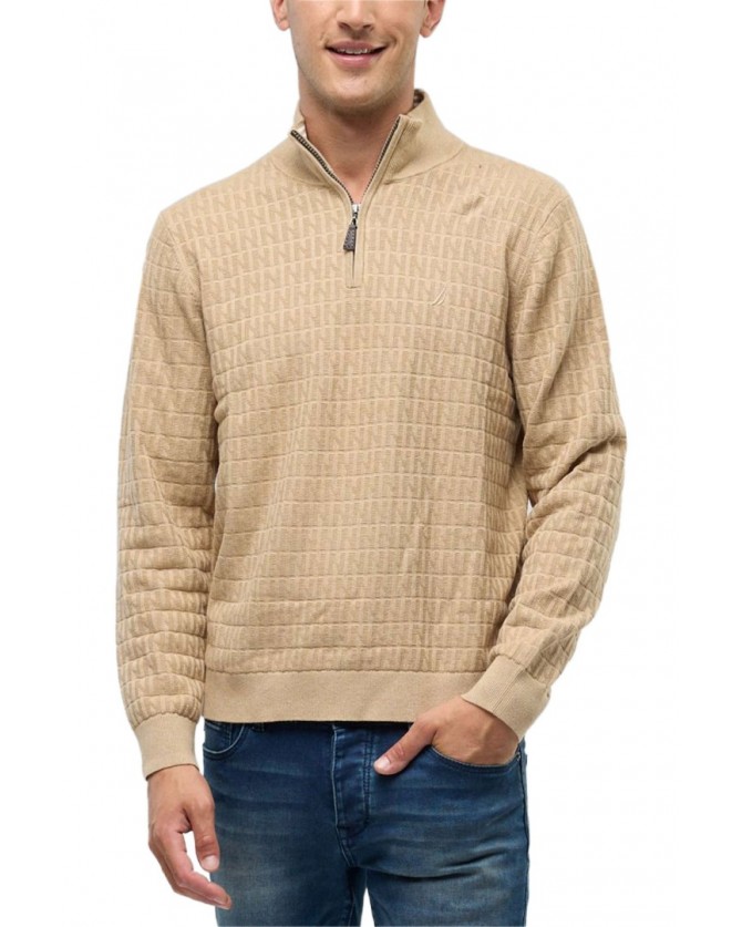 Πλεκτό Nautica Μπεζ 3NCS57103-NC2BU
