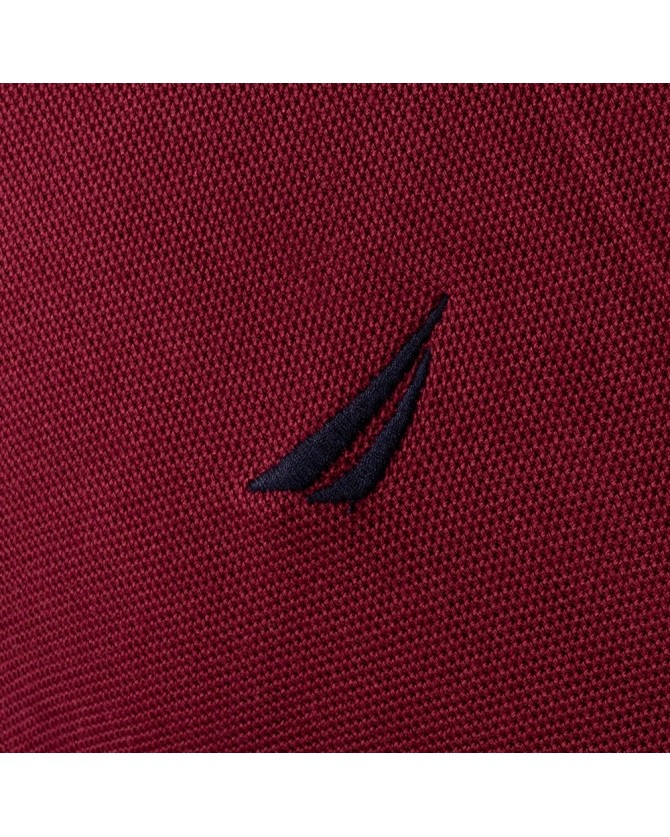 Μπλούζα polo Nautica Μπορντό