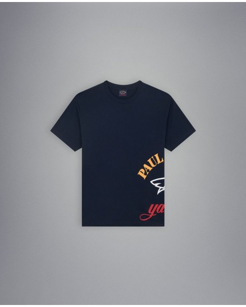 T-shirt Paul&Shark Σκούρο μπλε 22411021-13