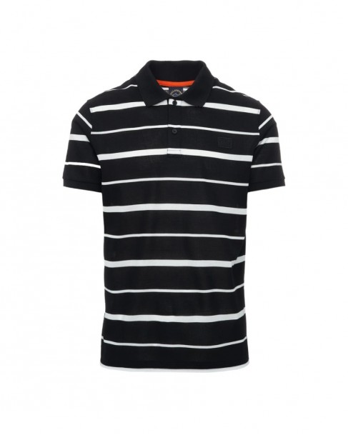Polo t-shirt Paul&Shark ριγέ Μαύρο-Λευκό 23411305-1-344