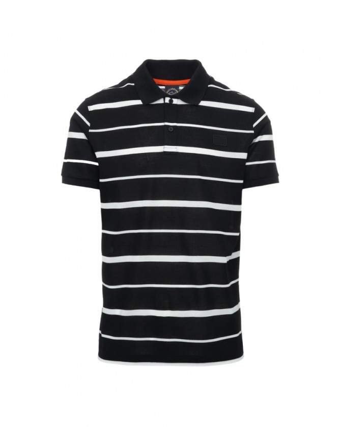 Polo t-shirt Paul&Shark ριγέ Μαύρο-Λευκό 23411305-1-344