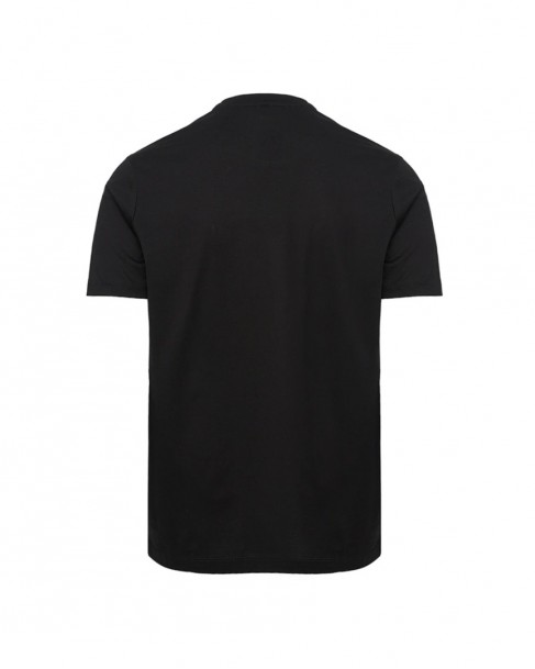 T-shirt ανδρικό Paul&Shark Μαύρο βαμβακερό Μαύρο 24411021-1-11 Regular fit