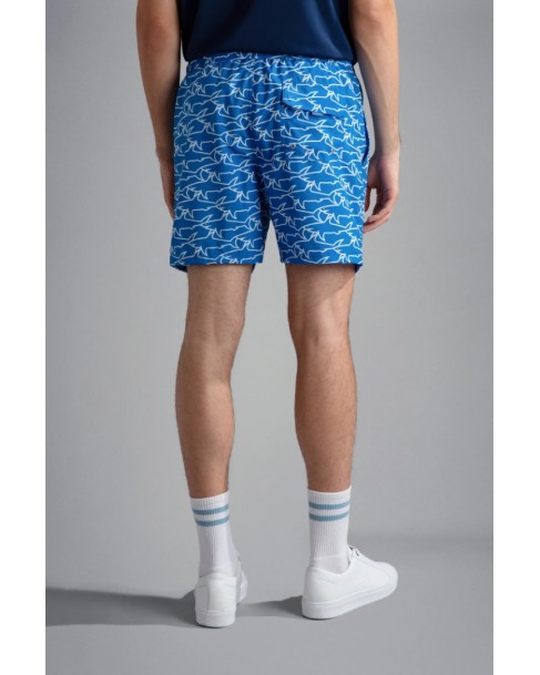 Μαγιό boxer Paul&Shark Μπλε 24415035-L11