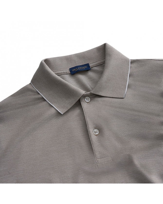 Polo t-shirt Paul&Shark Μπεζ 25411240-154