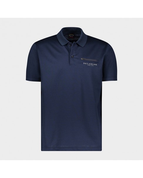 Polo t-shirt Paul&Shark Σκούρο μπλε 22411266-1-13
