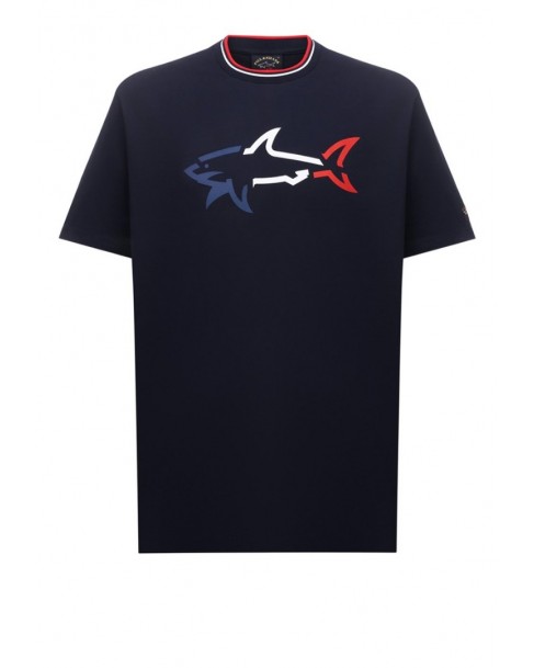 T-shirt Paul&Shark Σκούρο μπλε 22411054-1-13