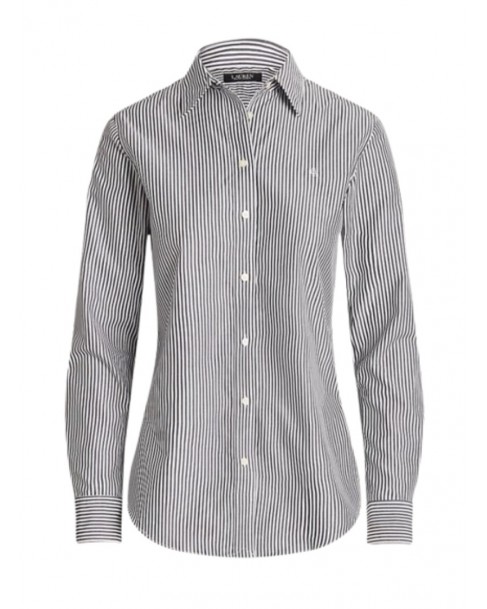Πουκάμισο Ralph Lauren Ριγέ Μαύρο-Λευκό 200859048002